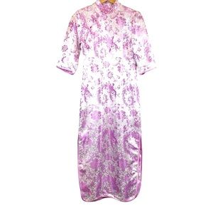 Custom Made Lavender Qipao